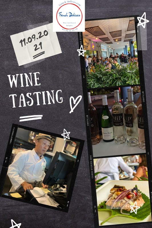 Wine tasting at UB3 Bistro