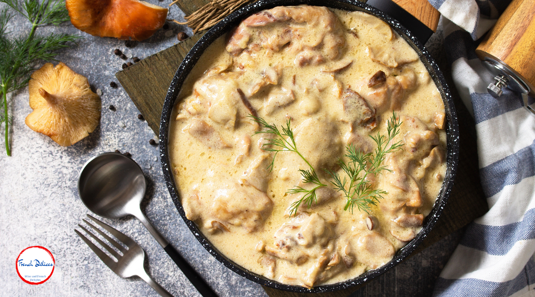 Easy Creamy Chicken with White Wine Sauce