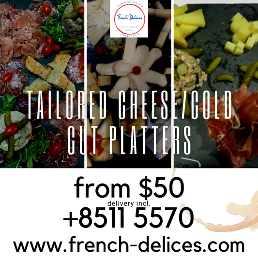 Tailored cheese and cold cut platters